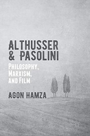 Cover of Althusser and Pasolini by Agon Hamza