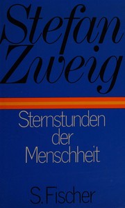 Front cover of Sternstunden der Menschheit by Stefan Zweig