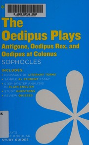 Front cover of The oedipus plays by Sophocles