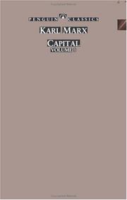 Front cover of Das Kapital [1/3] by Karl Marx