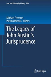 Front cover of The Legacy of John Austin's Jurisprudence by Michael Freeman