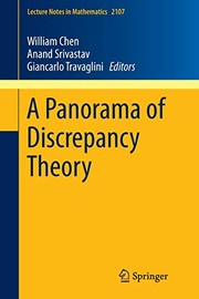 Front cover of A Panorama of Discrepancy Theory by William Chen