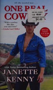 Front cover of One Real Cowboy by Janette Kenny