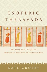 Cover of Esoteric Theravada by Kate Crosby
