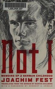 Cover of Not I by Joachim C. Fest