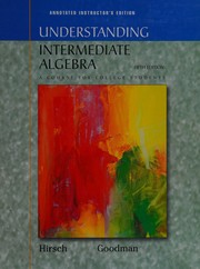 Cover of Understanding intermediate algebra by Lewis Hirsch
