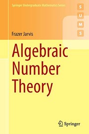 Front cover of Algebraic Number Theory by Frazer Jarvis