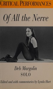 Front cover of Of All the Nerve by Lynda Hart