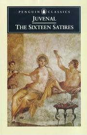 Front cover of The sixteen satires by Juvenal