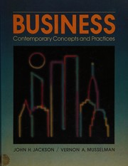 Cover of Business by Vernon A. Musselman