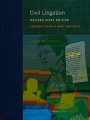 Cover of Civil litigation by Laurence M. Olivo
