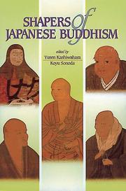 Cover of Shapers of Japanese Buddhism by Yūsen Kashiwahara
