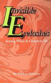 Front cover of Invisible eyelashes by Niwano, Nikkyō