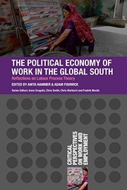 Front cover of The Political Economy of Work in the Global South by Anita Hammer