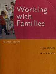 Front cover of Working with families by Rena Shimoni