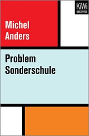 Cover of Problem Sonderschule by Michel Anders