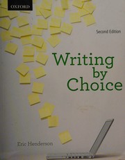 Cover of Writing by Choice by Eric Henderson