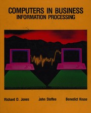Cover of Computers in business by Jones, Richard D.
