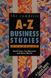 Front cover of The complete A-Z business studies handbook by David Lines