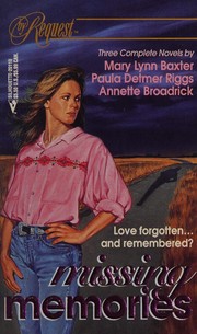 Cover of Missing Memories by Mary Lynn Baxter