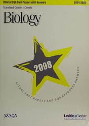 Front cover of Standard grade, credit biology by Scottish Qualifications Authority
