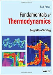 Cover of Fundamentals of thermodynamics by Richard E. Sonntag