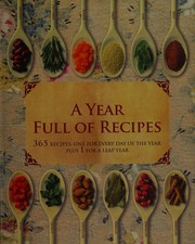 Front cover of A year full of recipes by Parragon
