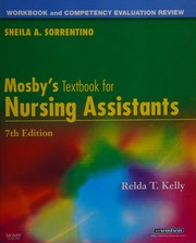 Front cover of Workbook and Competency Evaluation Review for Mosby's Textbook for Nursing Assistants by Sheila A. Sorrentino