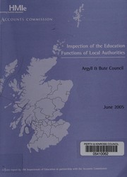 Cover of Inspection of the education functions of local authorities by HM Inspectorate of Education (Scotland)