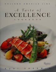 Cover of A taste of excellence cookbook by Rudolf Sodamin