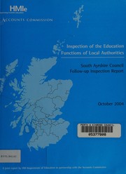 Cover of Inspection of the education functions of local authorities by HM Inspectorate of Education (Scotland)