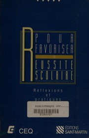 Front cover of Pour favoriser la réussite scolaire by Collectif