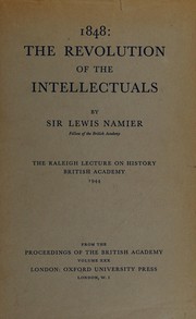Cover of 1848:the revolution of the intellectuals by Namier, Lewis Bernstein Sir