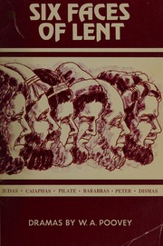 Cover of Six faces of Lent by W. A. Poovey