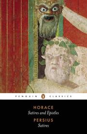 Front cover of The satires of Horace and Persius by Horace