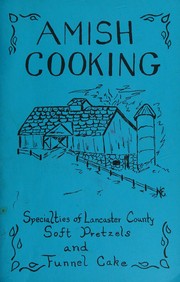 Cover of Amish Cooking by Sallie Y. Lapp