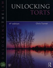 Cover of Unlocking Torts by Chris Turner