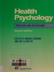 Front cover of Health Psychology by Annabel K. Broome