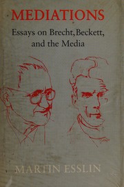 Cover of Mediations by Martin Esslin