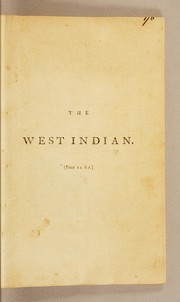 Front cover of The West Indian by Richard Cumberland