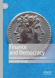 Cover of Finance and Democracy by Alessandro Vercelli
