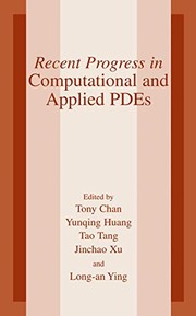 Cover of Recent Progress in Computational and Applied PDES by Tony F. Chan
