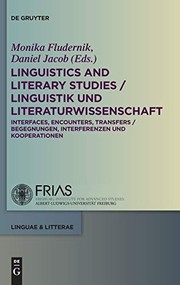 Cover of Linguistics and Literary Studies / Linguistik und Literaturwissenschaft by Monika Fludernik
