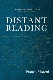 Cover of Distant Reading by Franco Moretti