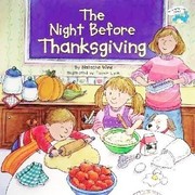 Front cover of The Night Before Thanksgiving by Natasha Wing