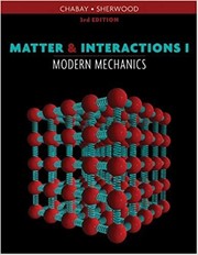 Front cover of Matter & interactions by Ruth W. Chabay