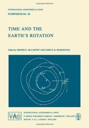 Front cover of Time and the Earth's rotation by Dennis D. McCarthy