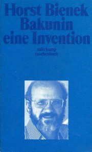 Cover of Bakunin by Horst Bienek