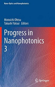 Front cover of Progress in Nanophotonics 3 by Motoichi Ohtsu