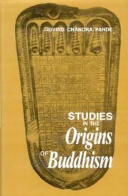 Front cover of Studies in the Origins of Buddhism by G.C. Pande
